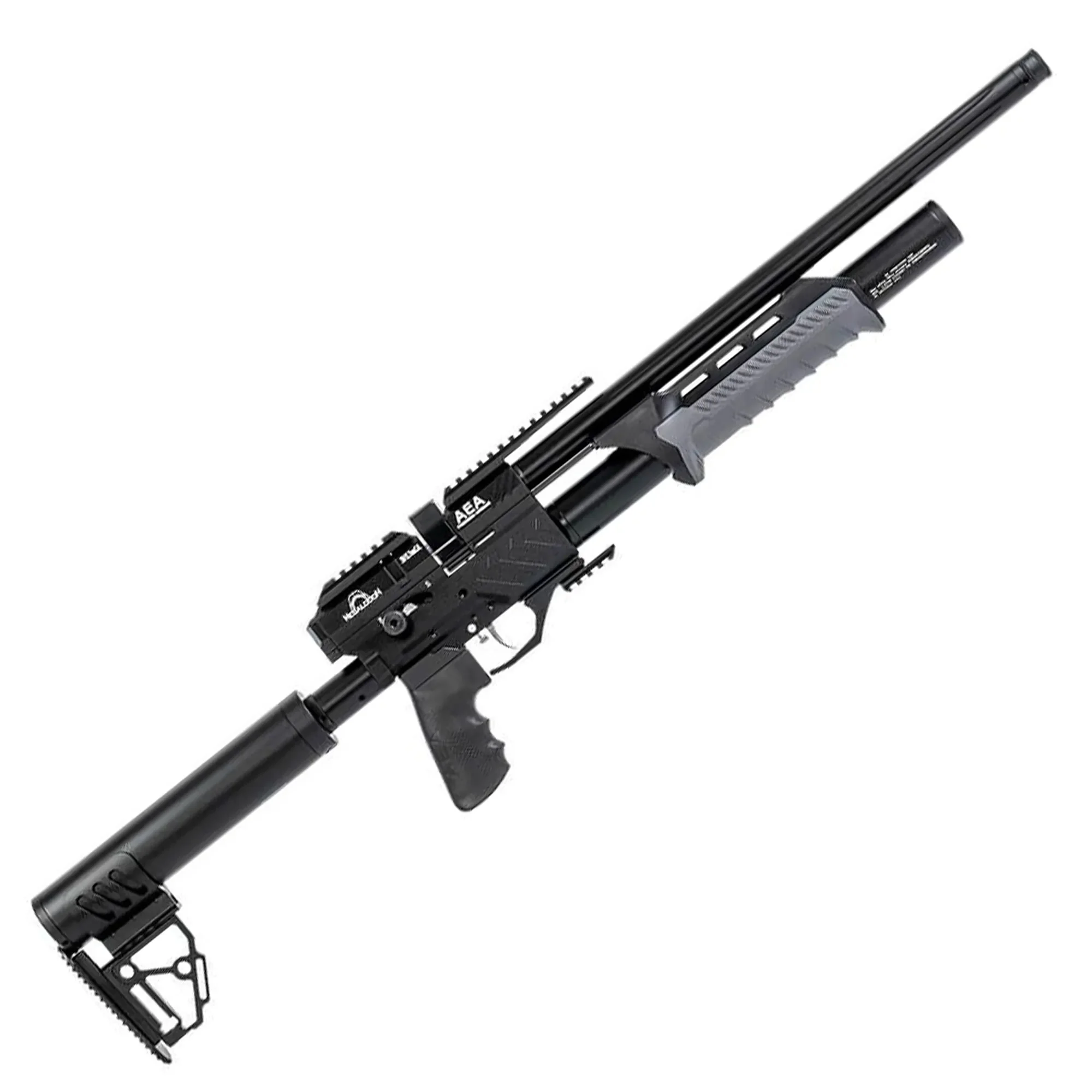 AEA Megalodon 22 Inch PCP Air Rifle .50 Caliber - Black Pump Action