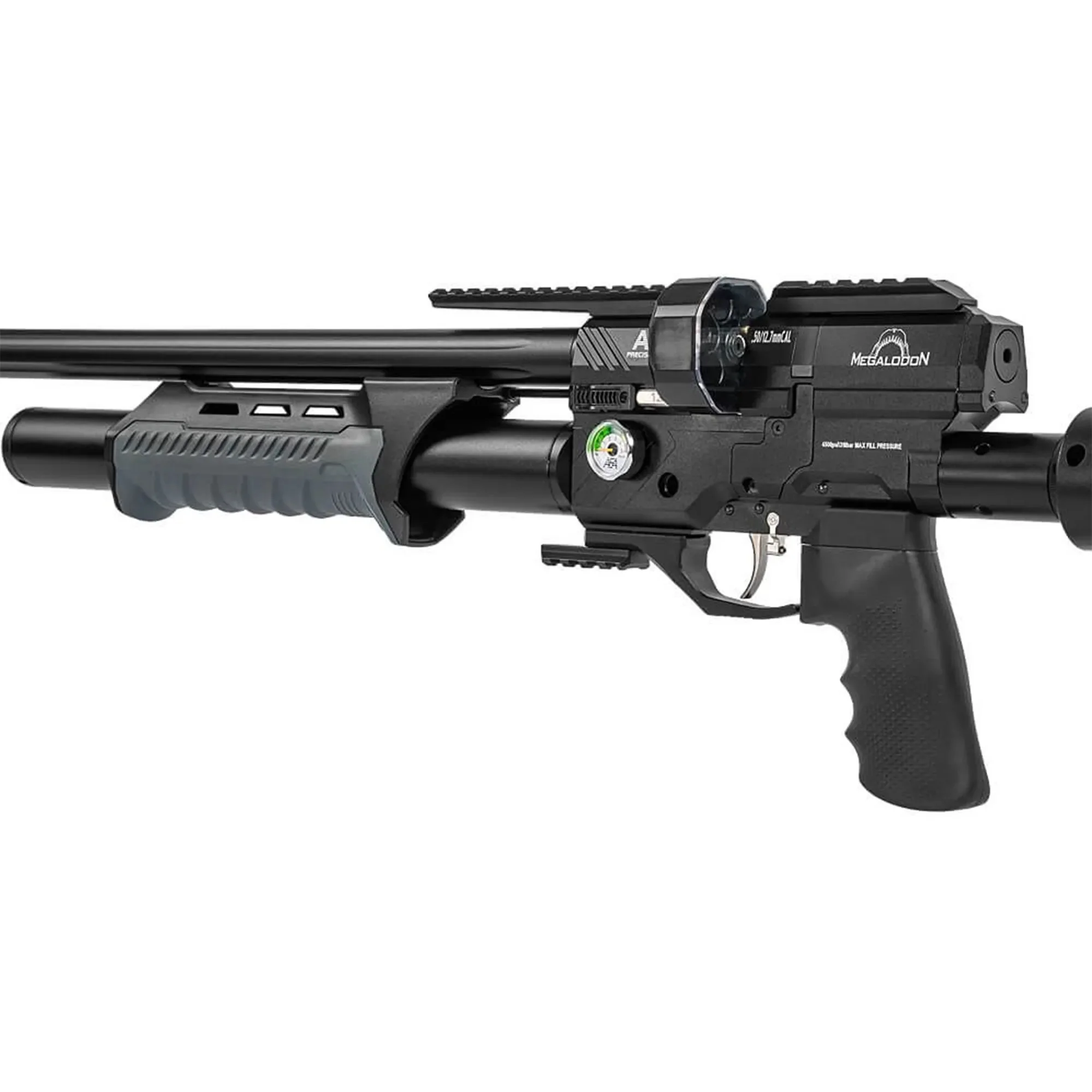 AEA Megalodon 22 Inch PCP Air Rifle .50 Caliber - Black Pump Action - Image 2