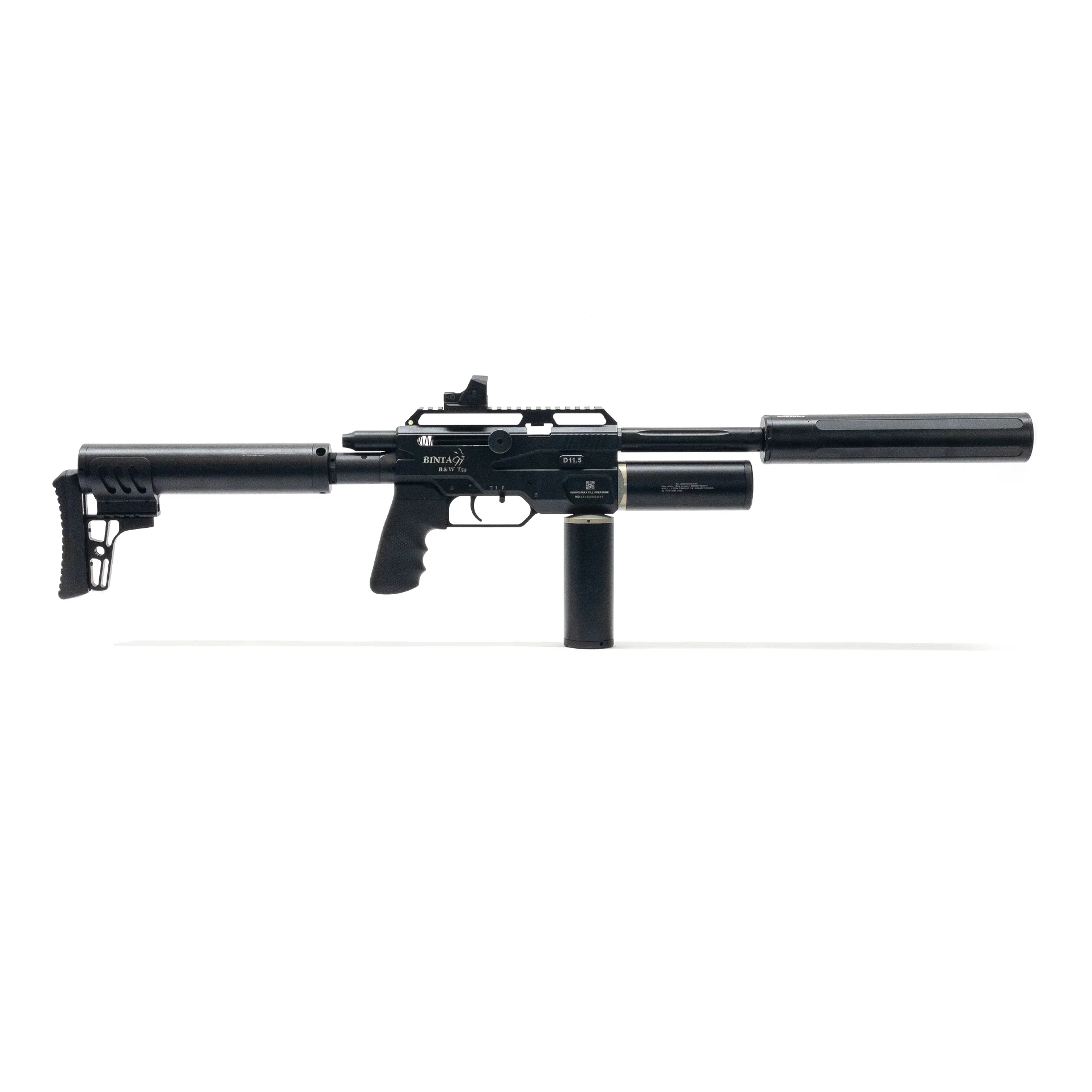 BinTac T50 Extreme .50 Caliber Semi-Auto Large Caliber PCP Air Rifle - Image 6