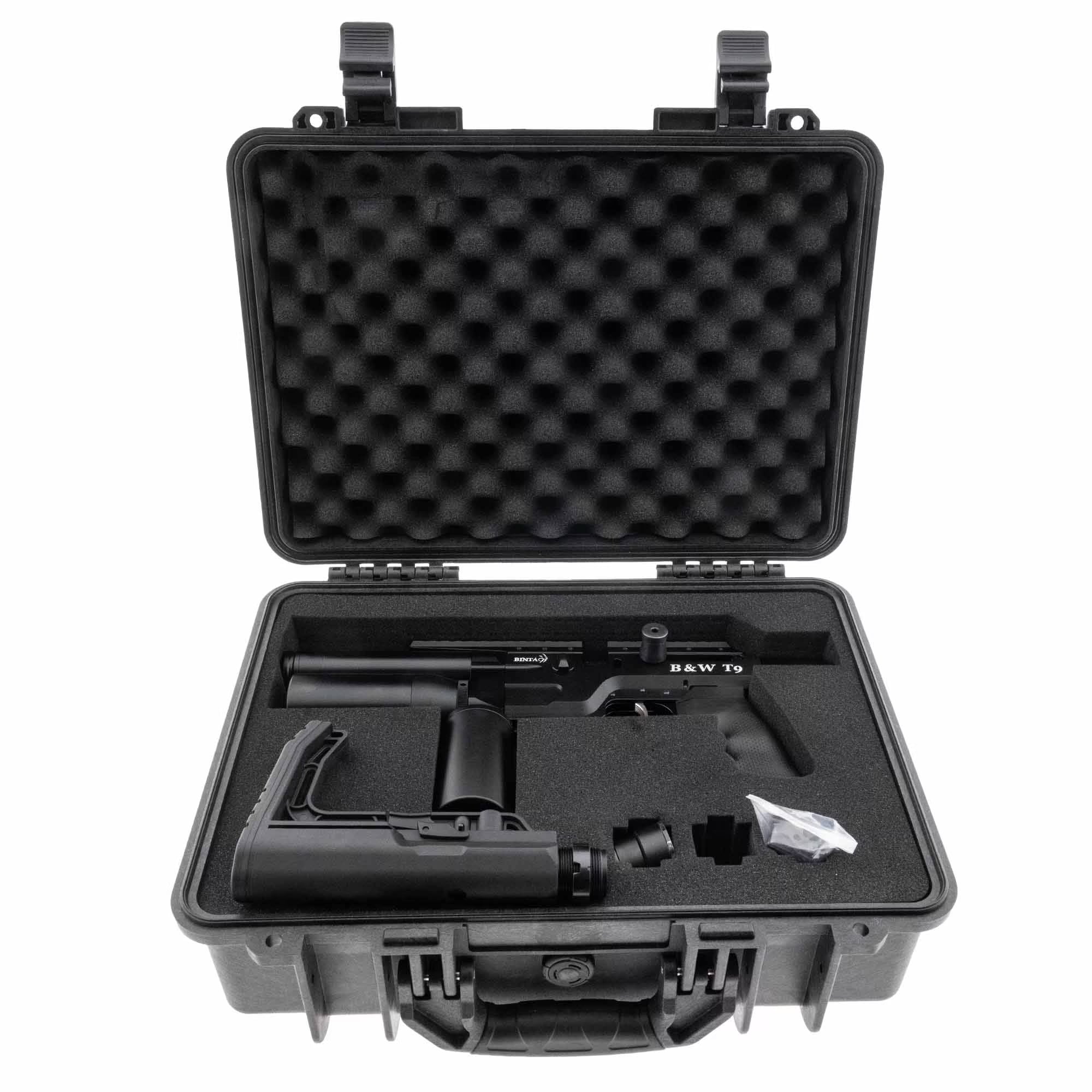 BinTac T9 Folded Stock PCP Air Rifle | 16 Joule | 9mm / .35 - Image 4