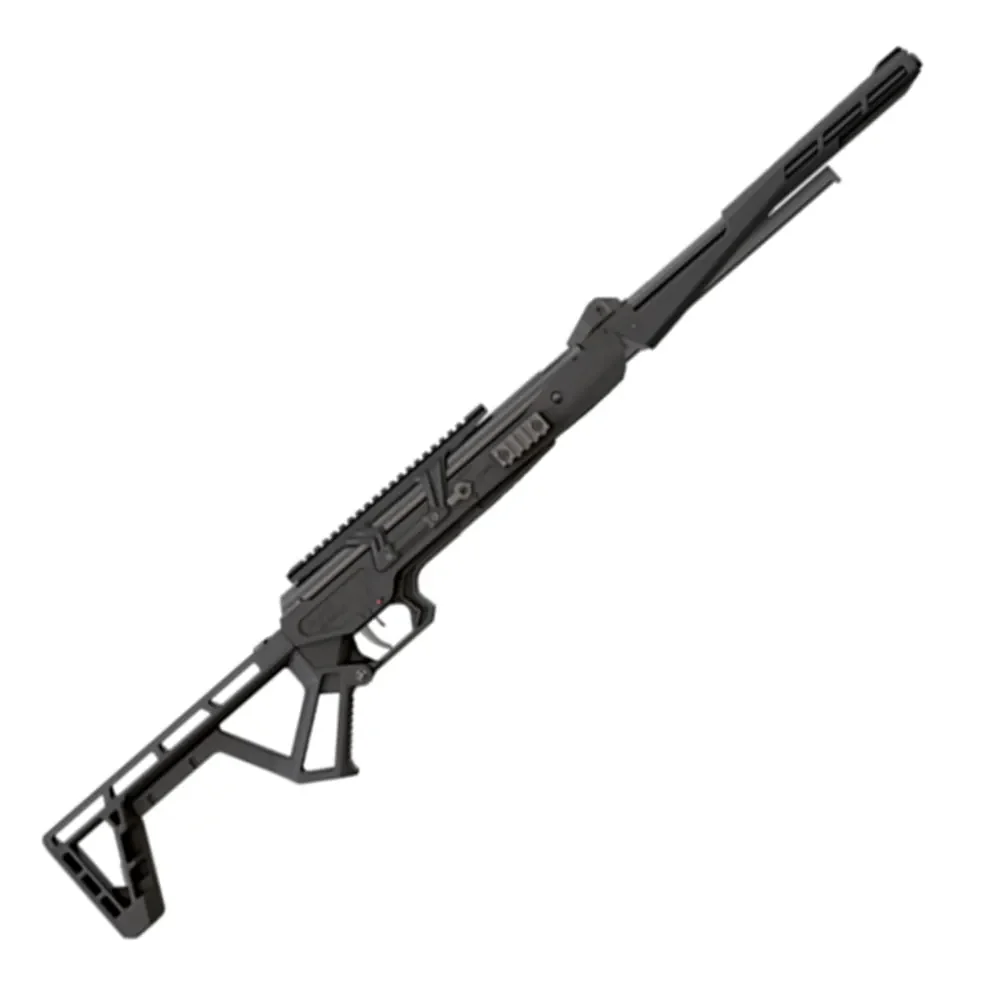Black Bunker BM8 Foldable Survival Air Rifle - 5.5mm (.22) - Black - Image 2