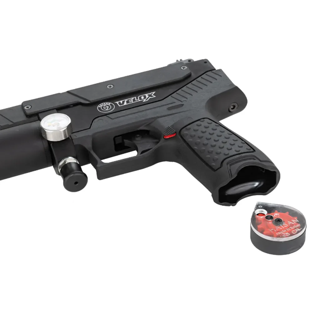 Hatsan Velox Semi-Auto PCP Air Pistol .22 cal. Black - Image 4