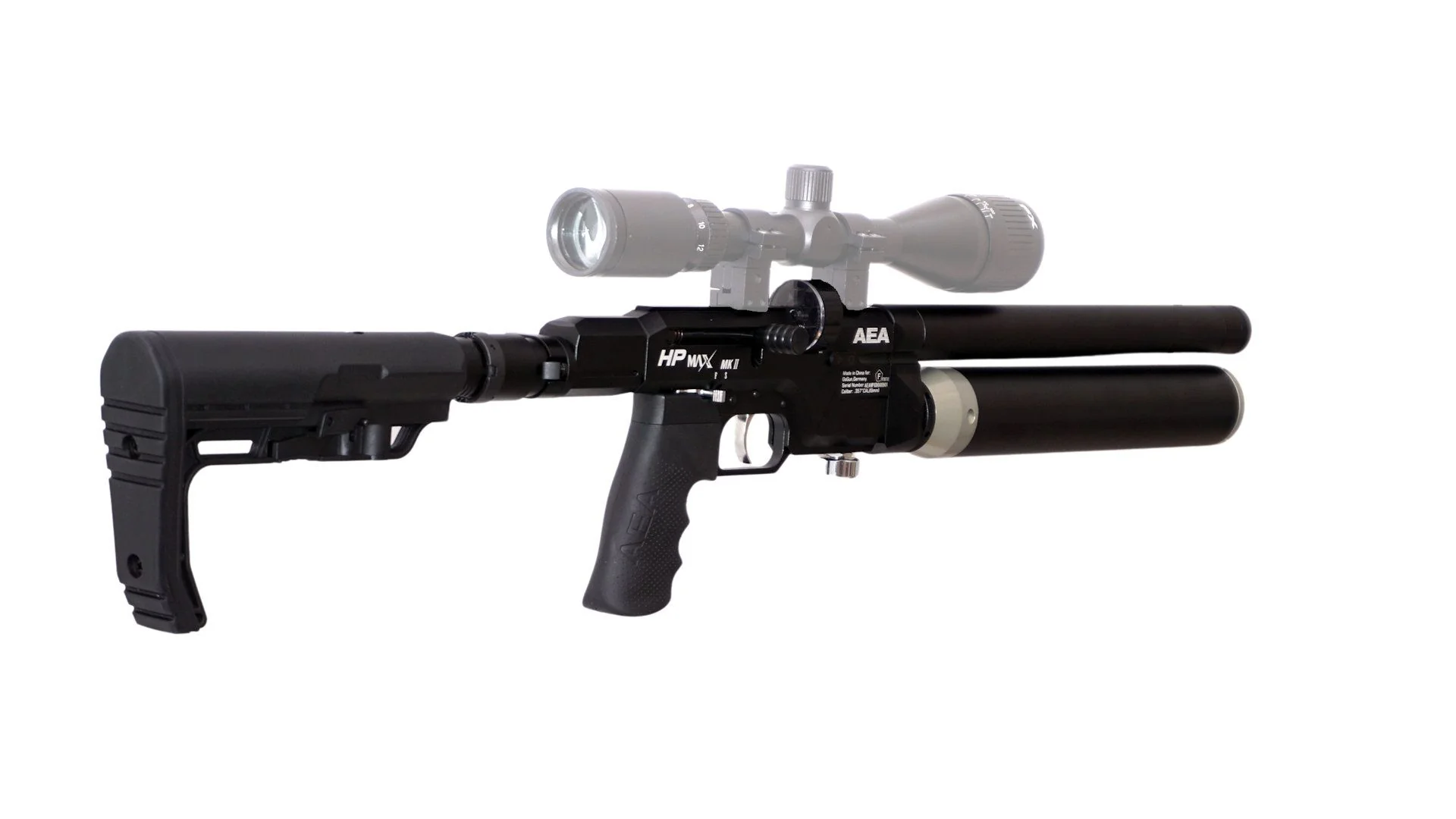 Airgun HPMAX Mk2 with Sound Suppressor – High‑Performance .35 Cal PCP - Image 3